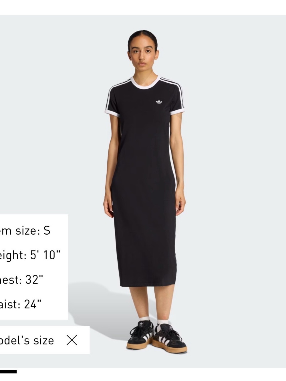 Adidas Slim 3-Stripes Dress - Picture 4 of 4